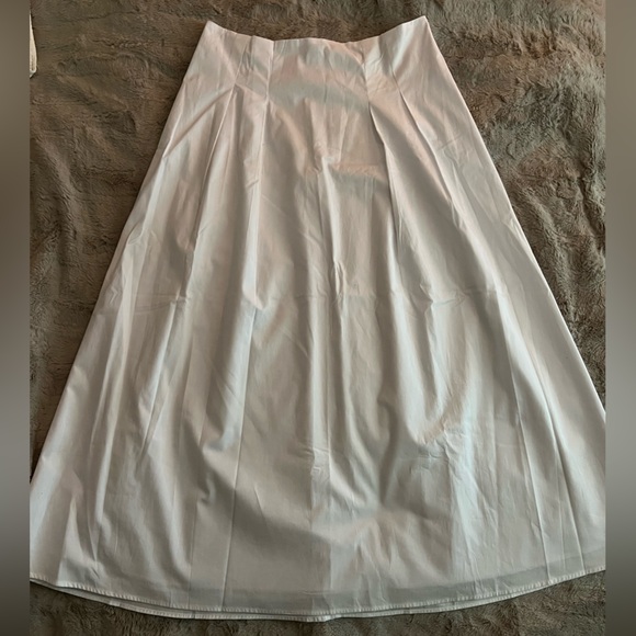 NEW! Calvin Klein Stretch Poplin Long Skirt - Picture 7 of 9